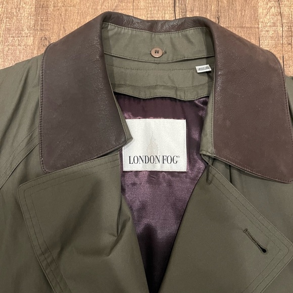 London Fog Long Trench  Coat - Picture 3 of 10